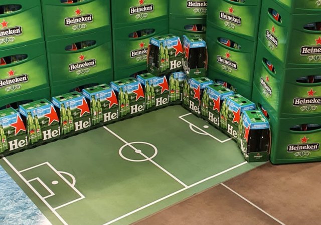 Aussendienst Layout Getränkebranche Merchandising  